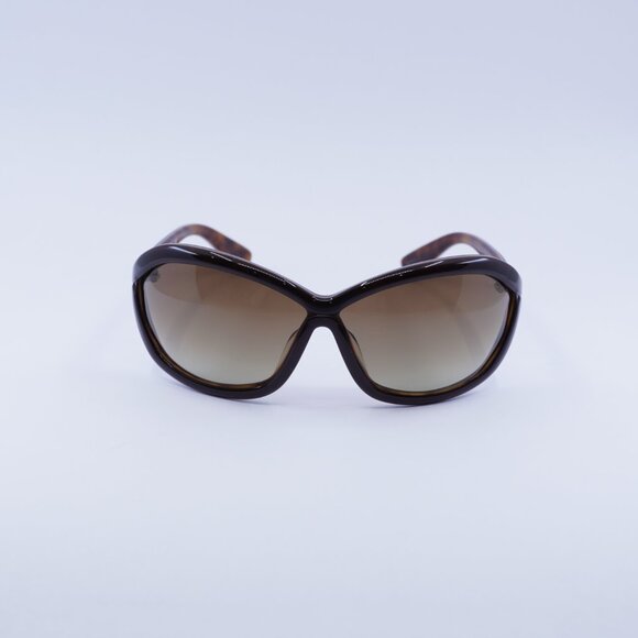 Tom Ford FT0122 PATEK 50F Sunglasses Brown Geometric Frame, Brown Lenses - Picture 2 of 8